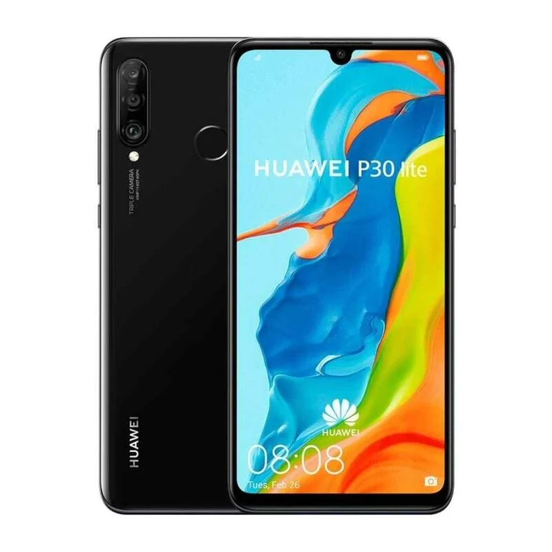 Midnight Black HUAWEI P30 Lite, 4G LTE, 6GB, 128GB Mobile Phone Price in Dubai _ HUAWEI P30 Lite, 4G LTE, 6GB, 128GB Mobile Phone Near me UAE