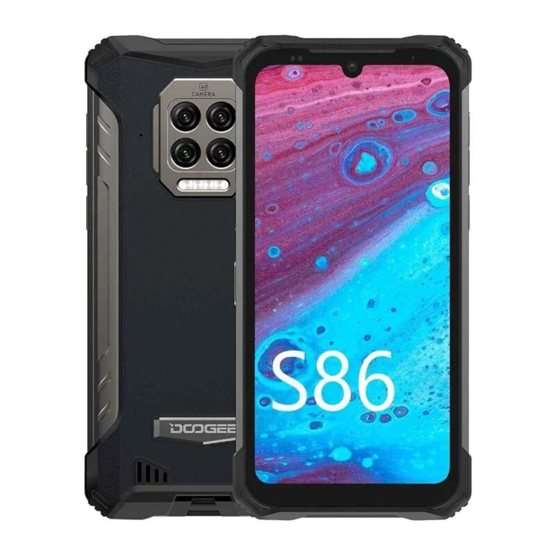 Black DOOGEE S86 Pro 8GB RAM, 128GB ROM Mobile Phone Price in Dubai _ DOOGEE S86 Pro 8GB, 128GB ROM Best Online Mobile Shop UAE