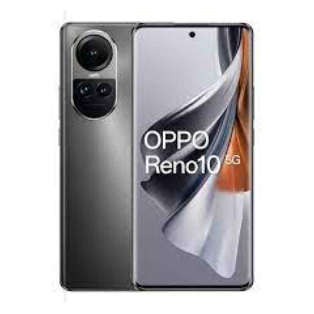 Silvery Grey OPPO Reno 10 8GB RAM, 256GB ROM Mobile Phone Price in Dubai _ OPPO Reno 10 8GB RAM, 256GB ROM Best Online Mobile Shop UAE