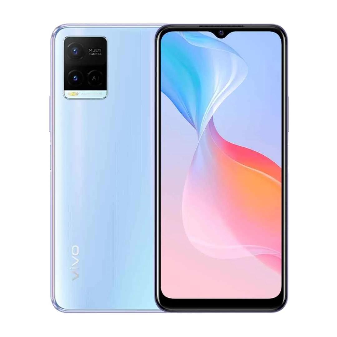 Pearl White VIVO Y21s 4G 4GB & 6GB RAM 128GB ROM Mobile Phone Price in Dubai _ VIVO Y21s 4G 4GB 6GB 128GB ROM Best Online Mobile Shop UAE